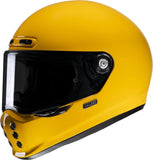 Full-Face Motorcycle Helmet Hjc V10 Advanced Fiberglass Composite Deep Yellow Size 11 Xxl