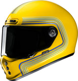 Full-Face Motorcycle Helmet Hjc V10 Advanced Fiberglass Composite Mc3 Foni Size 09 L