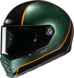 Full-Face Motorcycle Helmet Hjc V10 Advanced Fiberglass Composite Mc47 Hodu Size 09 L