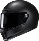 Full-Face Motorcycle Helmet Hjc V10 Advanced Fiberglass Composite Semi Flat Black Size 11 Xxl