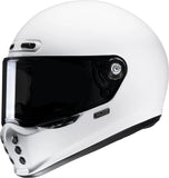 Full-Face Motorcycle Helmet Hjc V10 Advanced Fiberglass Composite White Size 07 S