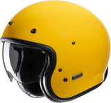 Urban Motorcycle Helmet Hjc V31 Advanced Fiberglass Composite Deep Yellow Size 11 Xxl