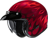 Urban Motorcycle Helmet Hjc V31 Advanced Fiberglass Composite Mc1 Firo Size 10 Xl