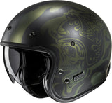 Urban Motorcycle Helmet Hjc V31 Advanced Fiberglass Composite Mc4Sf Flame Size 08 M
