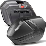 Monokey Side Carbon Look Tech Side Cases - 74 Lt Technopolymer - Givi Compatible With Honda Nc 750 X (2016-2020)