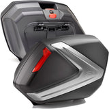Monokey Side Silver Side Cases - 74 Lt Technopolymer - Givi Compatible With Yamaha Mt-07 Tracer (2016-2019)