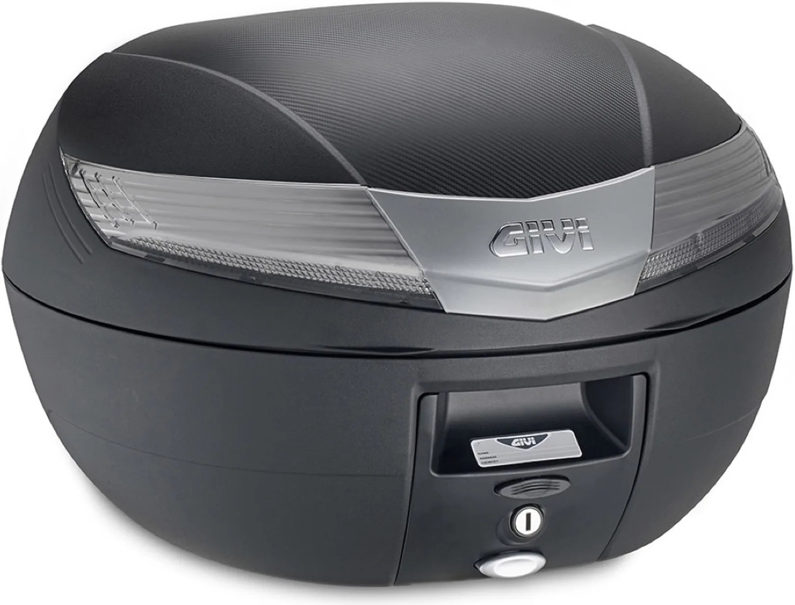 Monokey Black Tech Top Case - 40 Lt Technopolymer - Givi Compatible With Ktm 790 Duke (2018-2020)