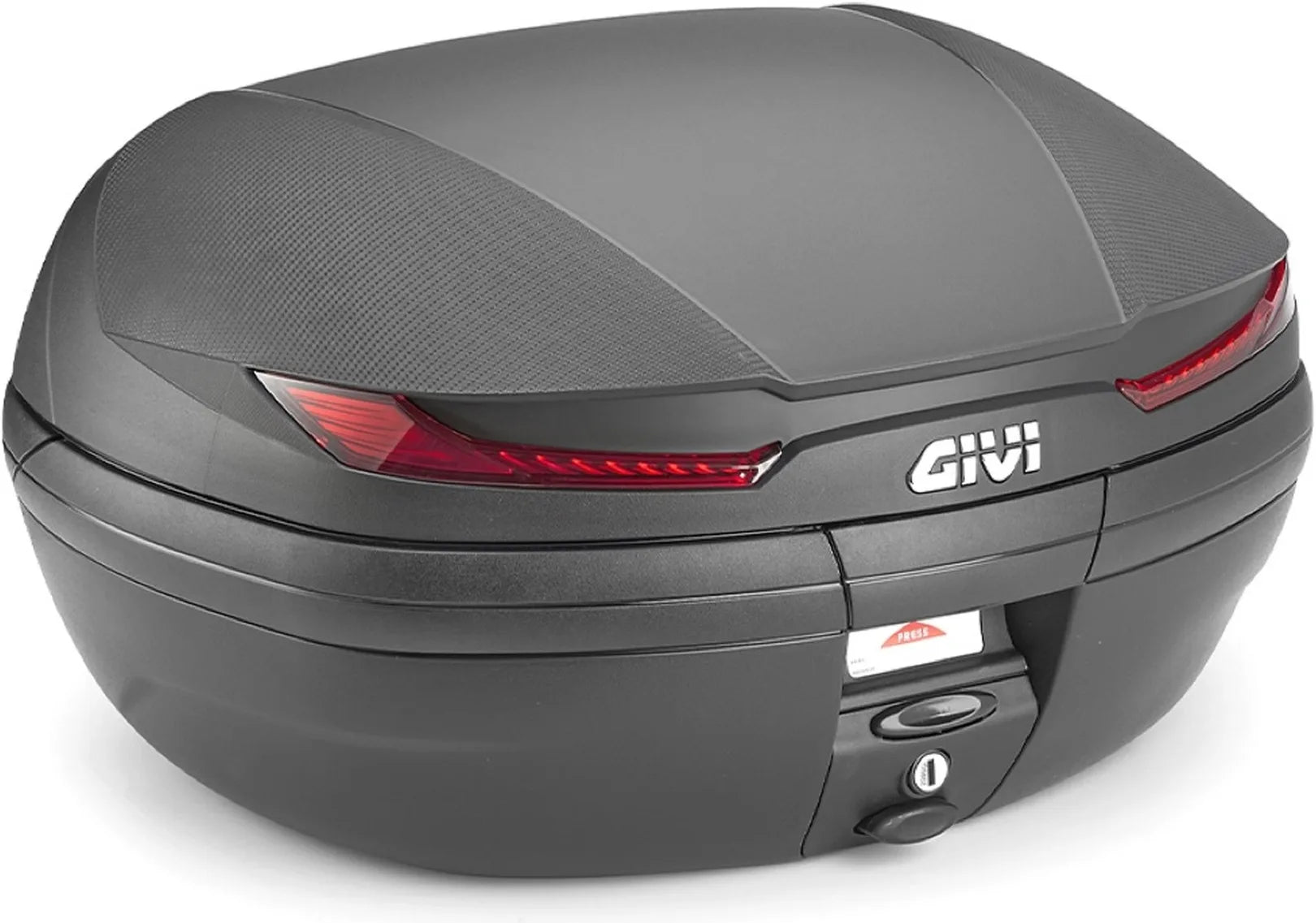 Monokey Arena Black Top Case - 45 Lt 6Kg Arena Technopolymer - Givi Compatible With Ktm 1290 Super Adventure T (2017)