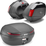 Arena Black Top Case + Side Cases - 110 Lt Arena Technopolymer - Givi Compatible With Honda Cbf 500 (2004-2012)