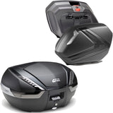Carbon Look Tech Top Case + Side Cases - 121 Lt Technopolymer - Givi Compatible With Honda Cbf 600 S - N (2004-2012)