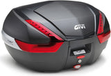 Monokey Carbon Look Top Case - 47 Lt Technopolymer - Givi Compatible With Ktm 1290 Super Adventure (2015-2016)
