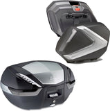 Silver Tech Top Case + Side Cases - 121 Lt Technopolymer - Givi Compatible With Honda Cb 500 X (2019-2023)
