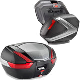 Silver Top Case + Side Cases - 121 Lt Technopolymer - Givi Compatible With Honda Cbf 1000 - Abs (2006-2009)