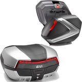 Maxia 5 Silver Top Case + Side Cases - 132 Lt Maxia 5 Technopolymer - Givi Compatible With Honda Cb 500 X (2019-2023)