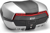 Monokey Maxia 5 Silver Top Case - 58 Lt 6Kg Maxia 5 Technopolymer - Givi Compatible With Ktm 1290 Super Adventure (2015-2016)