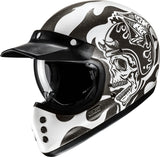 Full-Face Motorcycle Helmet Hjc V60 Advanced Fiberglass Composite Mc5 Flame Size 10 Xl