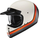 Full-Face Motorcycle Helmet Hjc V60 Advanced Fiberglass Composite Mc7 Scoby Size 06 Xs