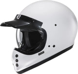 Full-Face Motorcycle Helmet Hjc V60 Advanced Fiberglass Composite White Size 07 S