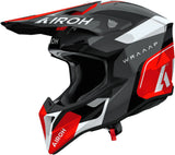 Off-Road Motorcycle Helmet Airoh Wraaap - Wrac55 Thermoplastic Hrt Gloss Red Conquer Size Xxs