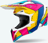 Off-Road Motorcycle Helmet Airoh Wraaap - Wrap54 Thermoplastic Hrt Matte Paint Size Xxl