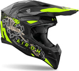 Off-Road Motorcycle Helmet Airoh Wraaap - Wrc55 Thermoplastic Hrt Matte Darkness Size L