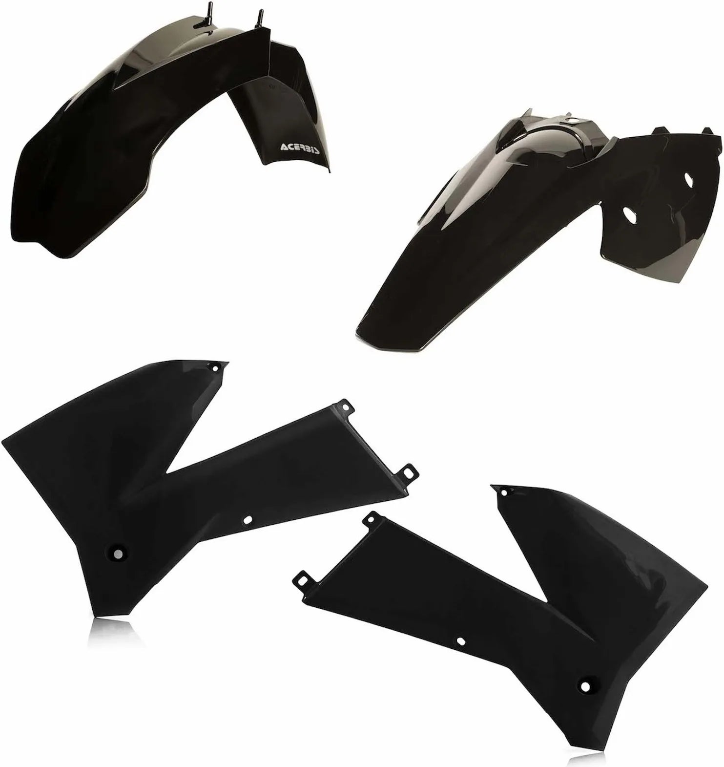 Plastics Kit - Acerbis Compatible With Ktm 125 Exc (2005-2007)