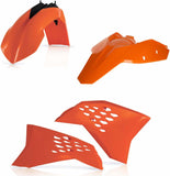 Plastics Kit - Acerbis Compatible With Ktm 125 Exc (2008-2011)