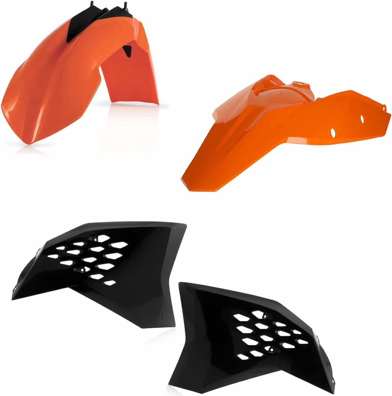 Plastics Kit - Acerbis Compatible With Ktm 450 Exc-F (2008-2011)