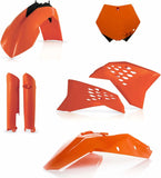 Plastics Full Kit - Acerbis Compatible With Ktm 250 Sx-F (2008-2010)