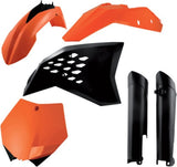 Plastics Full Kit - Acerbis Compatible With Ktm 350 Sx-F (2007-2010)