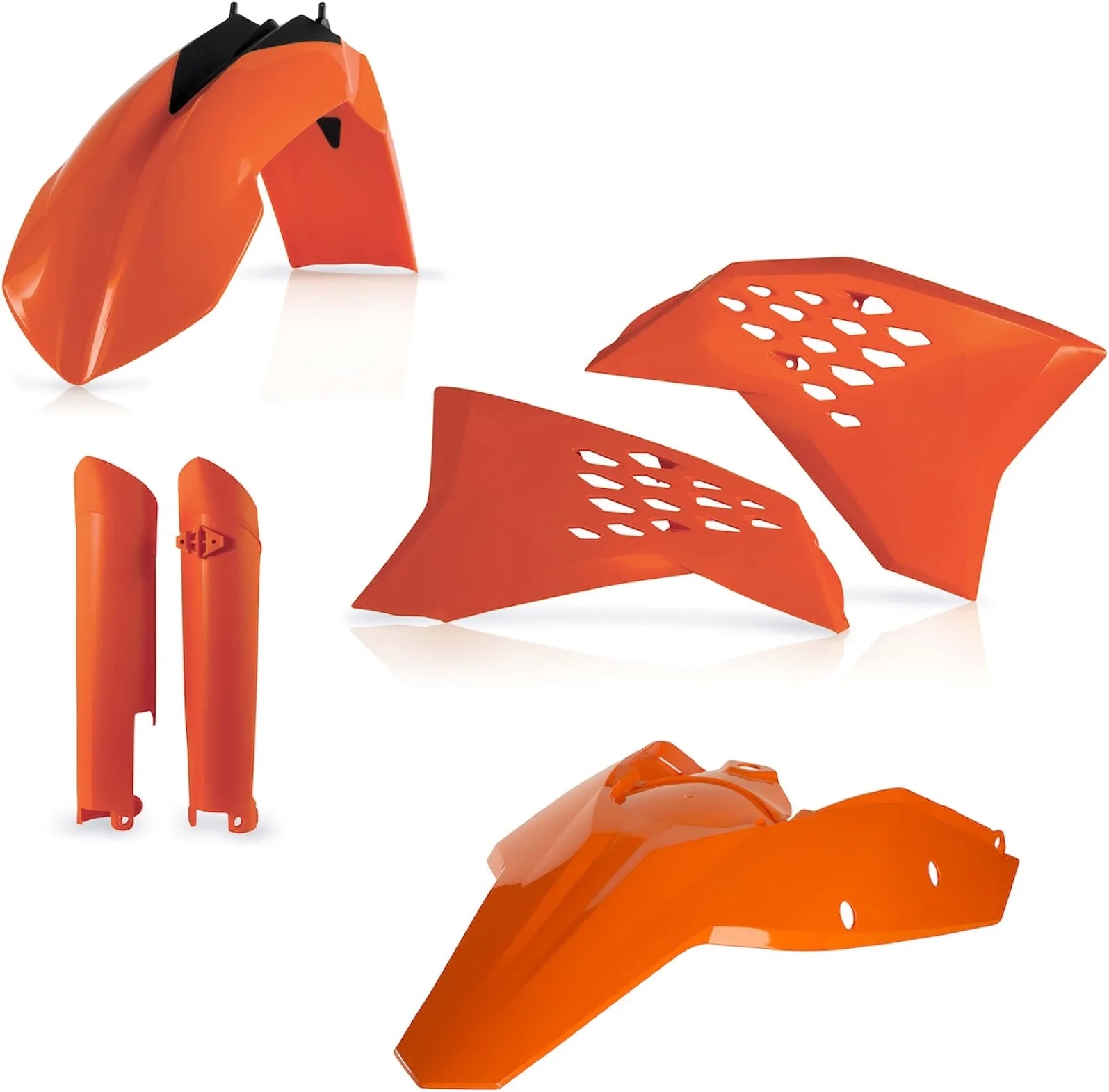 Plastics Full Kit - Acerbis Compatible With Ktm 300 Exc (2008-2011)
