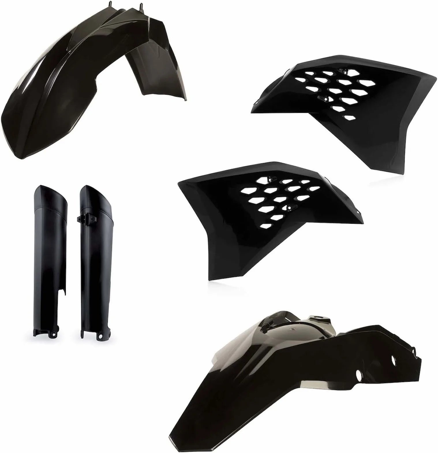 Plastics Full Kit - Acerbis Compatible With Ktm 300 Exc (2008-2011)