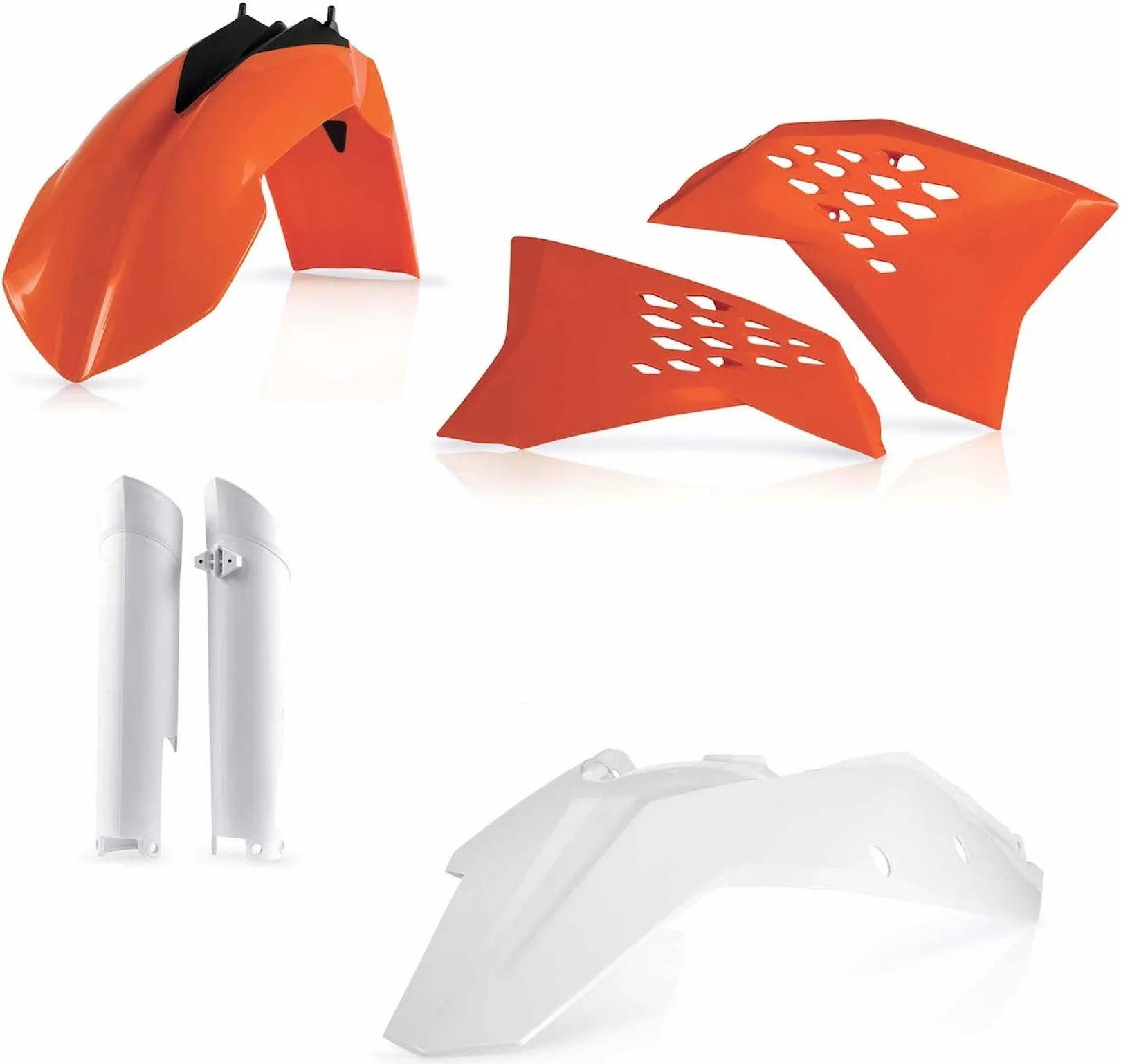 Plastics Full Kit - Acerbis Compatible With Ktm 300 Exc (2008-2011)