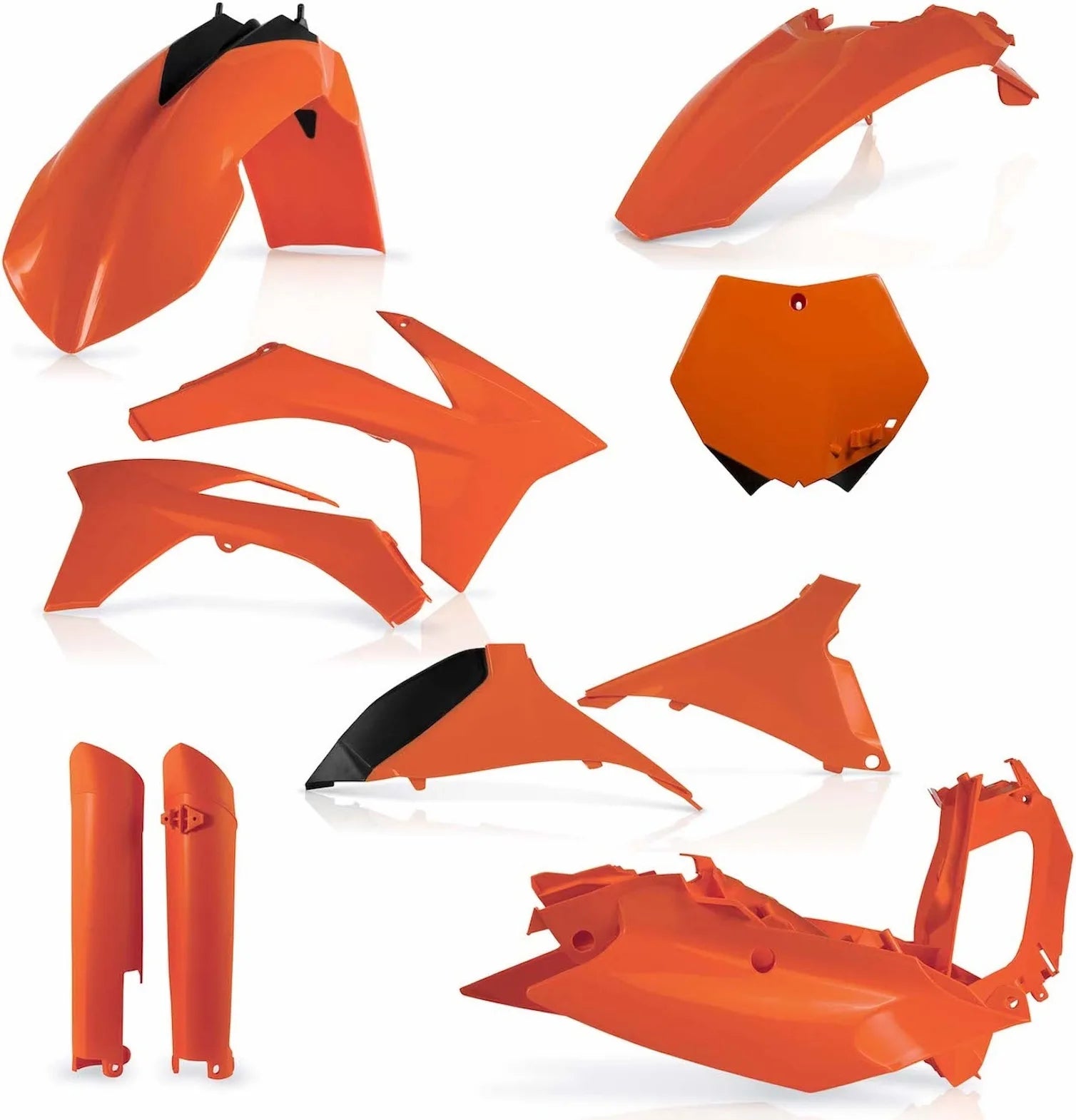 Plastics Full Kit - Acerbis Compatible With Ktm 450 Sx-F (2011-2012)