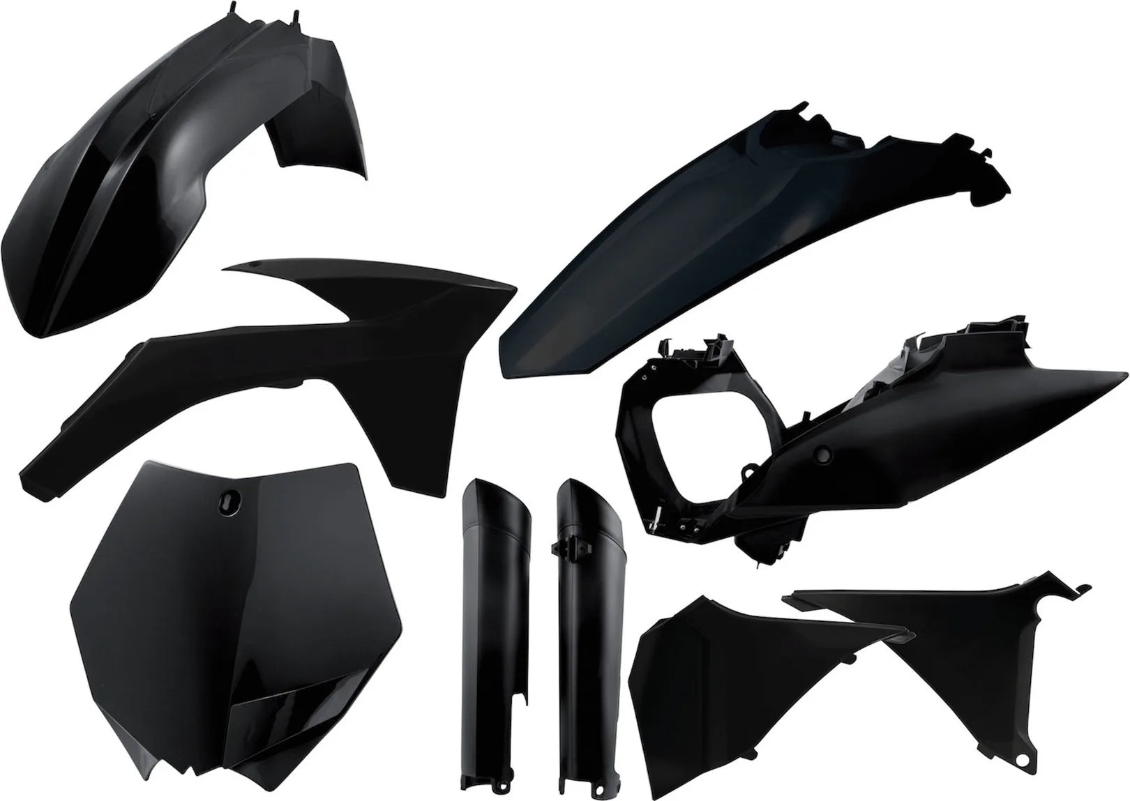 Plastics Full Kit - Acerbis Compatible With Ktm 450 Sx-F (2011-2012)