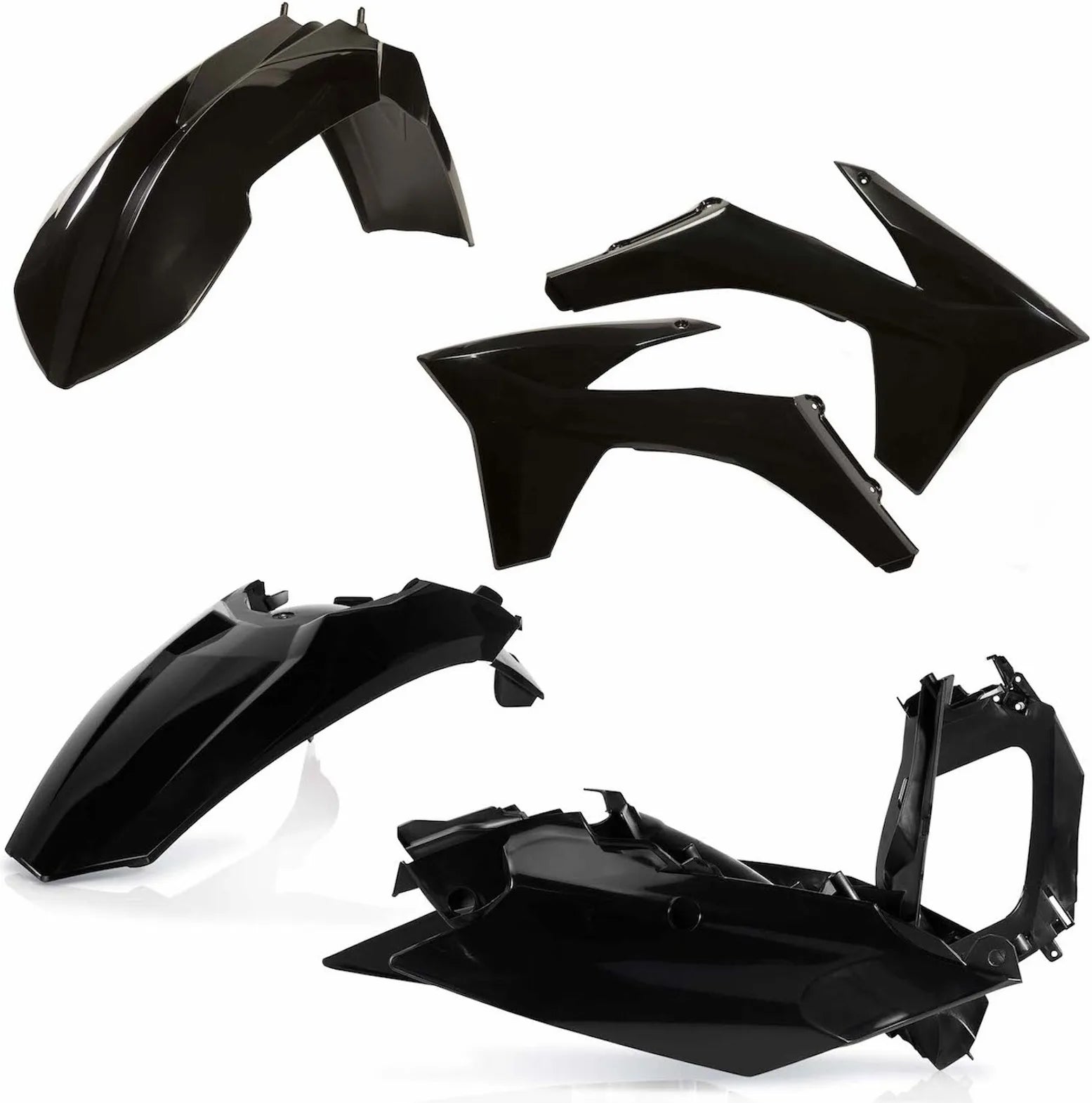 Plastics Kit - Acerbis Compatible With Ktm 125 Sx (2011-2012)
