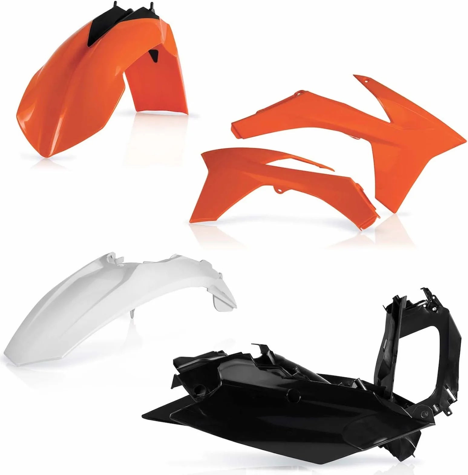 Plastics Kit - Acerbis Compatible With Ktm 125 Sx (2011-2012)