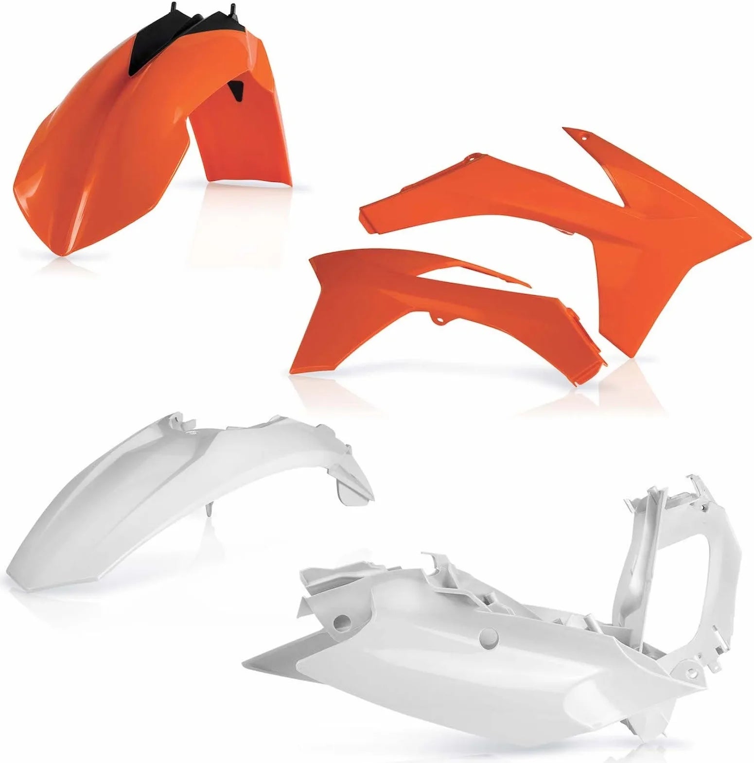 Plastics Kit - Acerbis Compatible With Ktm 125 Sx (2011-2012)