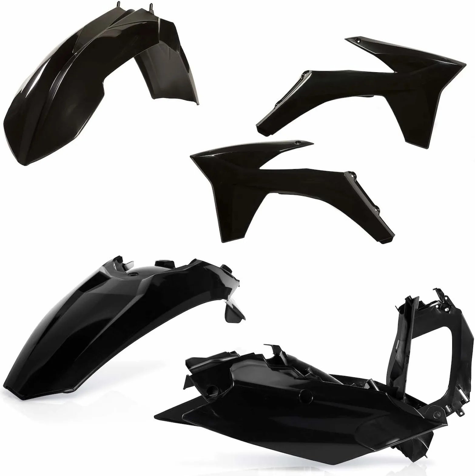 Plastics Kit - Acerbis Compatible With Ktm 400 Exc-F (2012-2013)