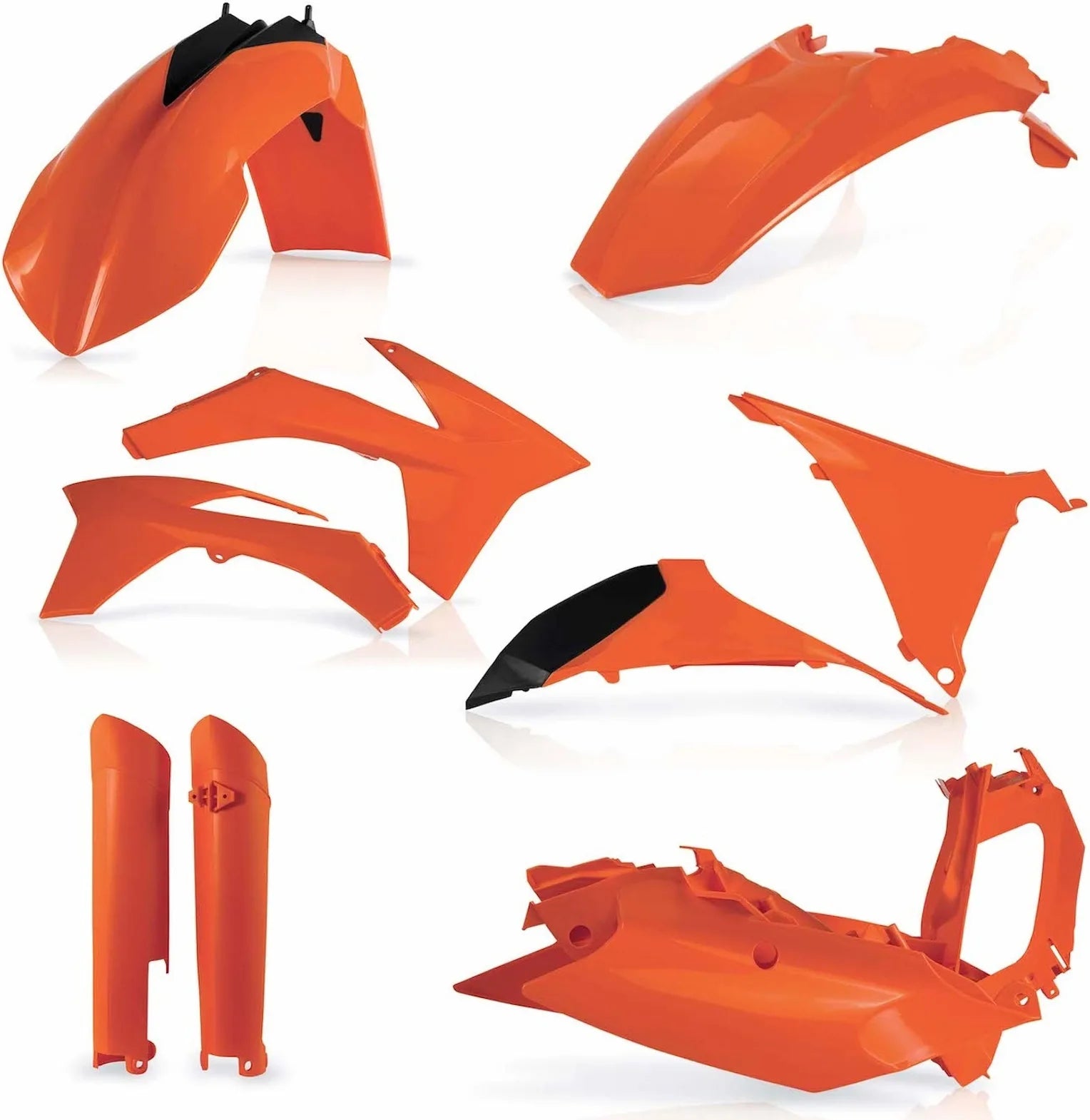 Plastics Full Kit - Acerbis Compatible With Ktm 300 Exc (2012-2013)