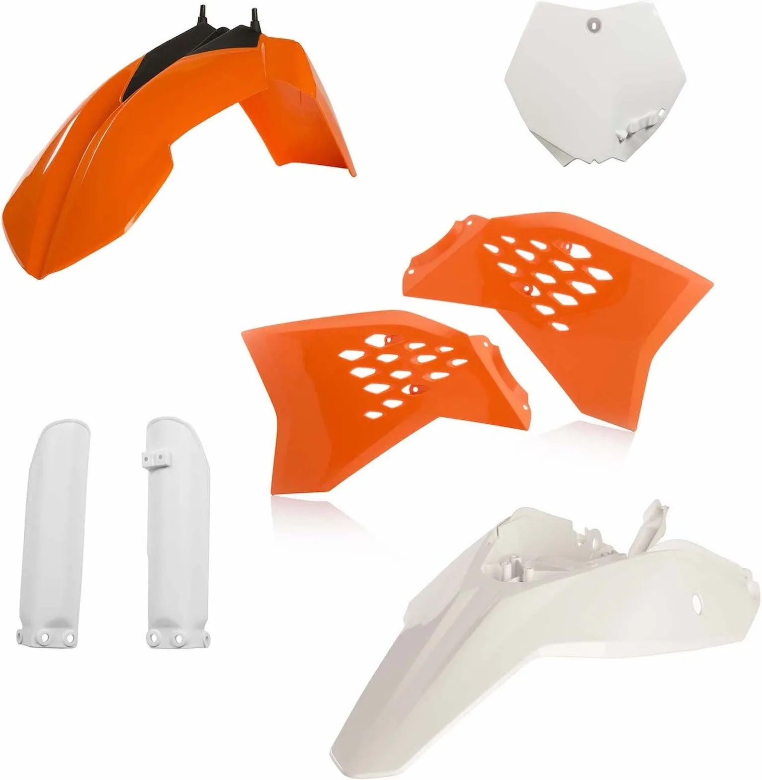 Plastics Full Kit - Acerbis Compatible With Ktm 65 Sx (2009-2011)