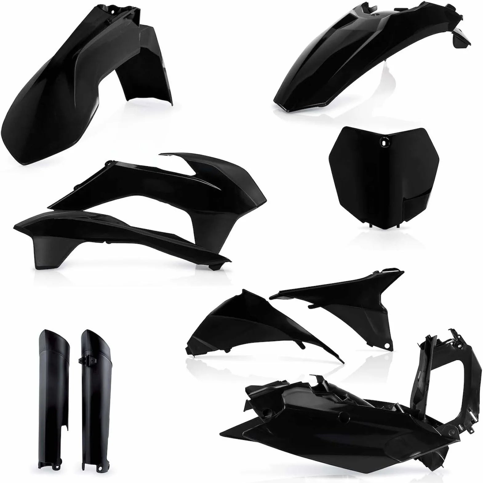Plastics Full Kit - Acerbis Compatible With Ktm 250 Sx-F (2013-2014)