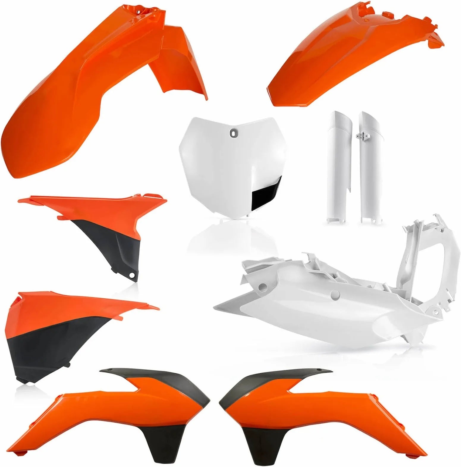 Plastics Full Kit - Acerbis Compatible With Ktm 150 Sx (2013-2014)