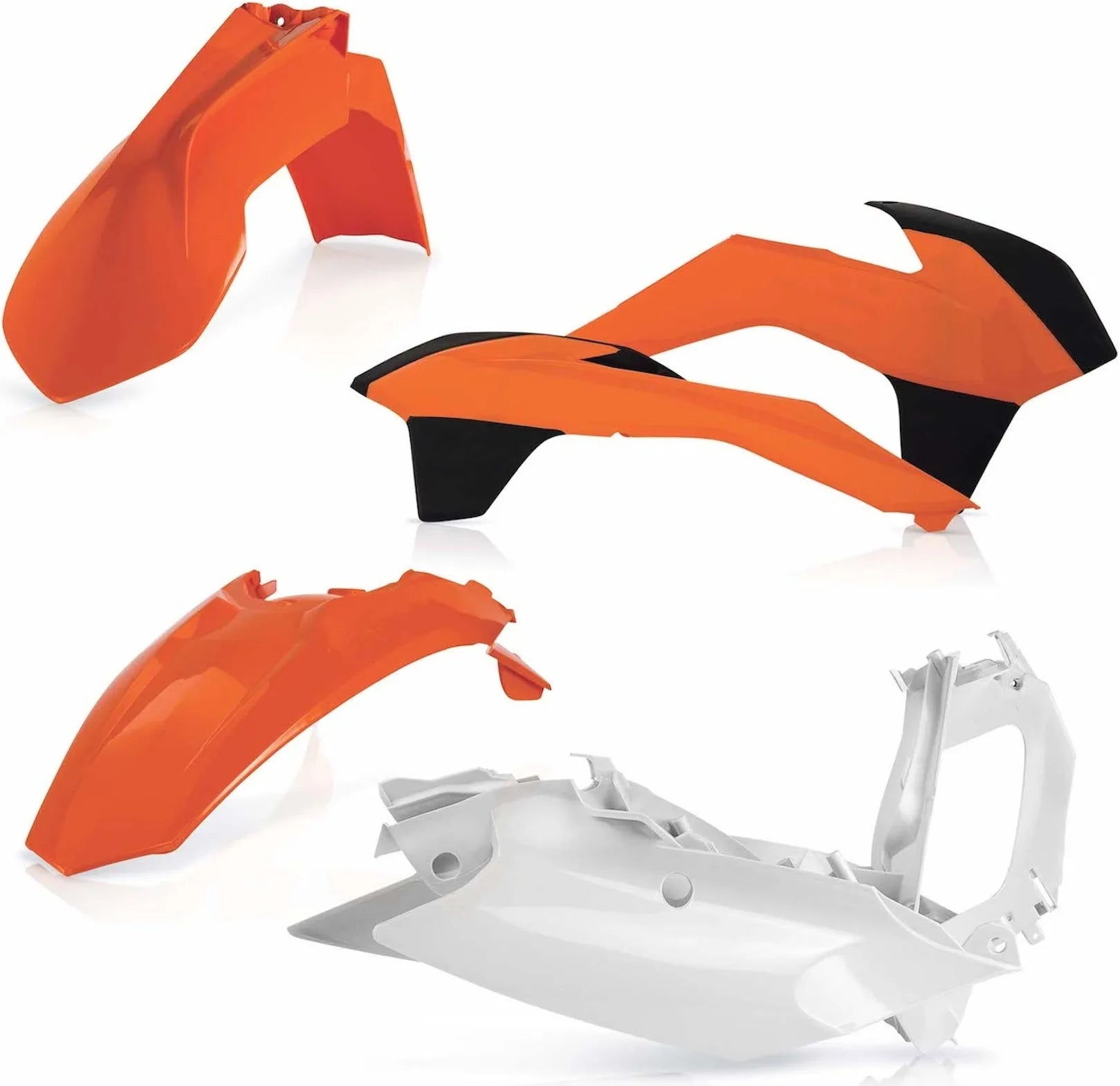 Plastics Kit - Acerbis Compatible With Ktm 125 Exc (2014-2016)