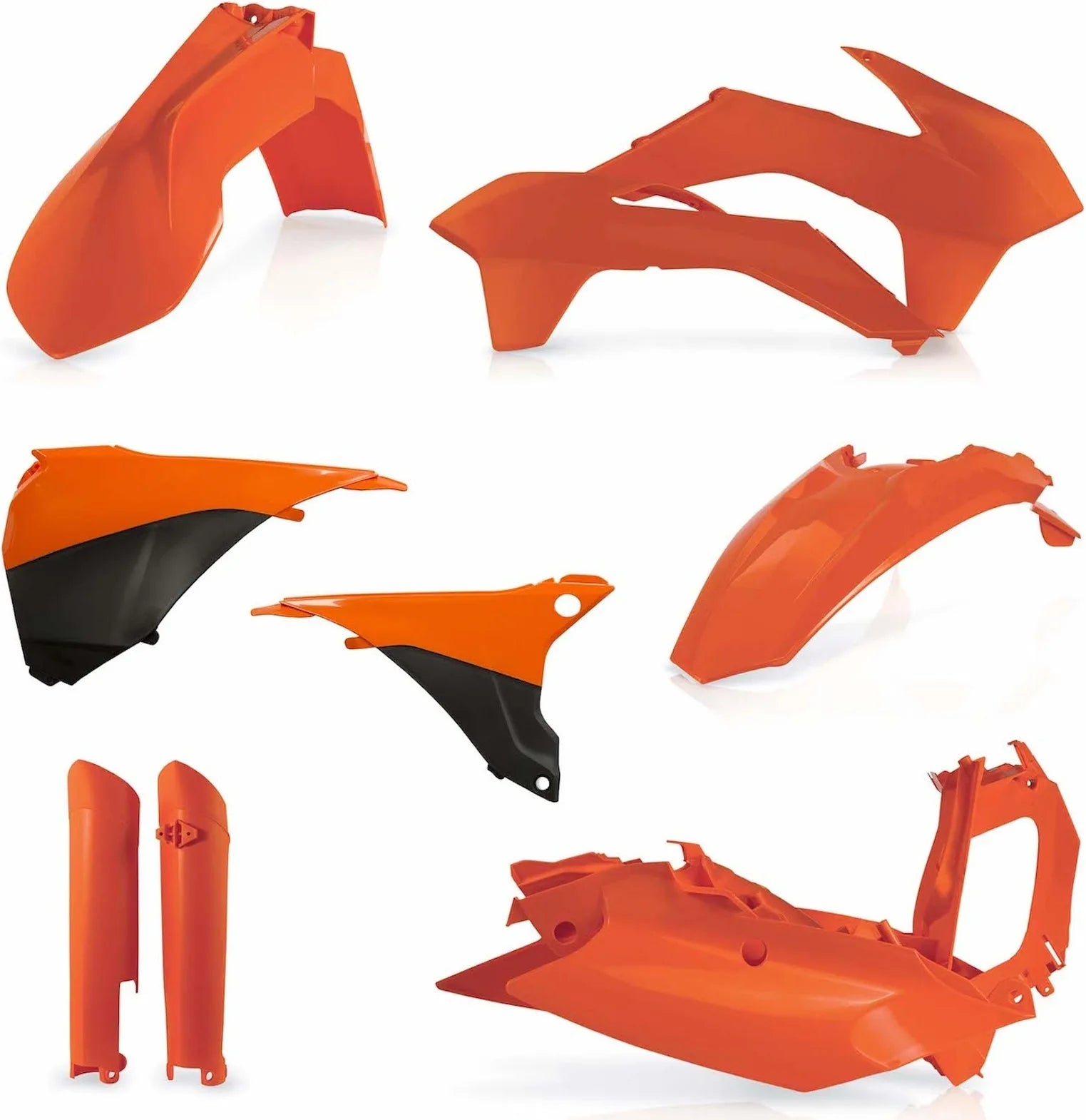 Plastics Full Kit - Acerbis Compatible With Ktm 525 Exc-F (2014-2015)