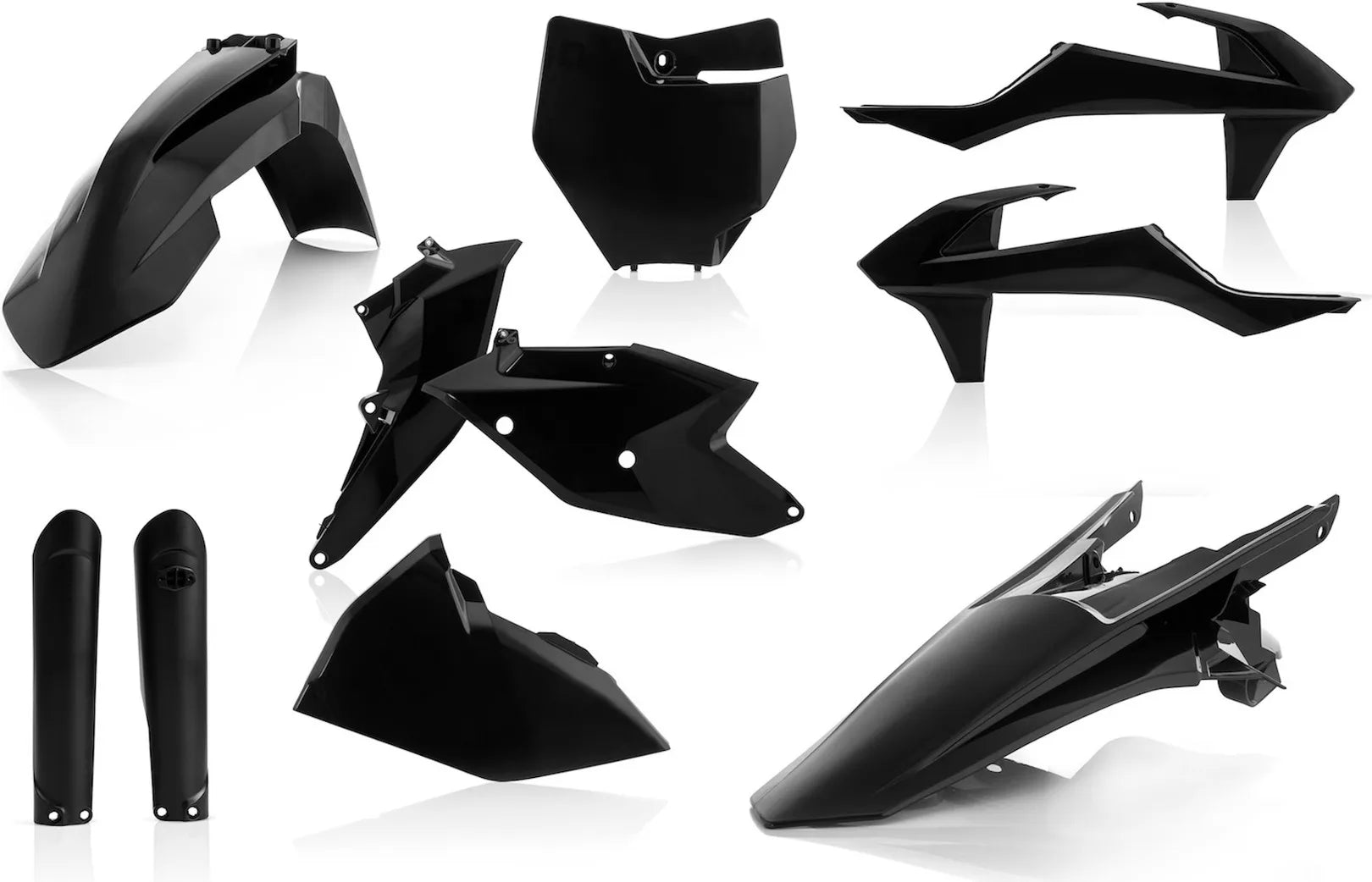 Plastics Full Kit - Acerbis Compatible With Ktm 250 Sx-F (2016-2018)