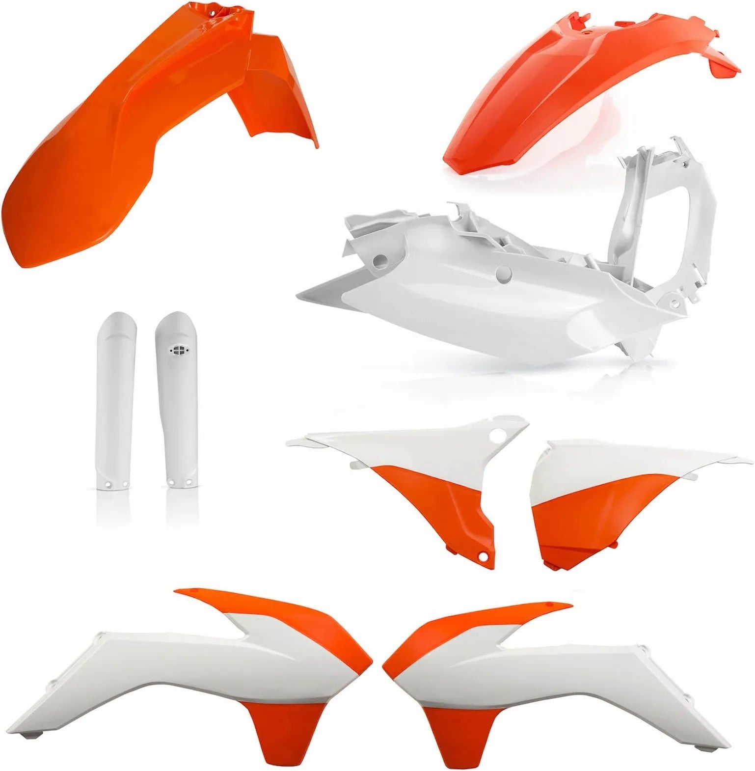 Plastics Full Kit - Acerbis Compatible With Ktm 500 Exc-F (2016)