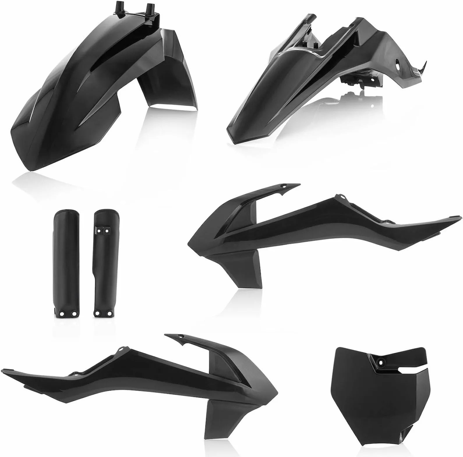 Plastics Full Kit - Acerbis Compatible With Ktm 65 Sx (2016-2018)