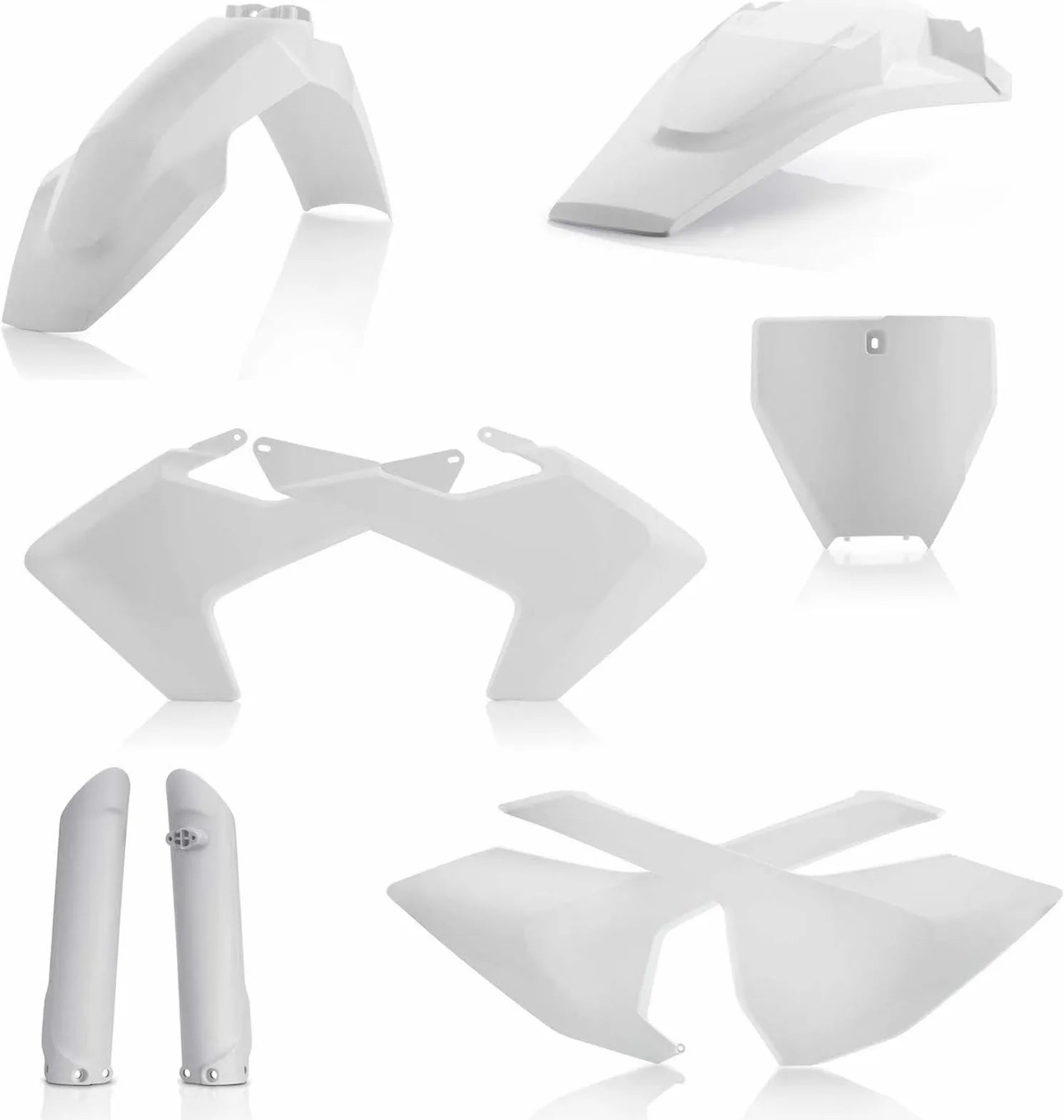 Plastics Full Kit - Acerbis Compatible With Husqvarna Tc 125 Tx (2016-2018)