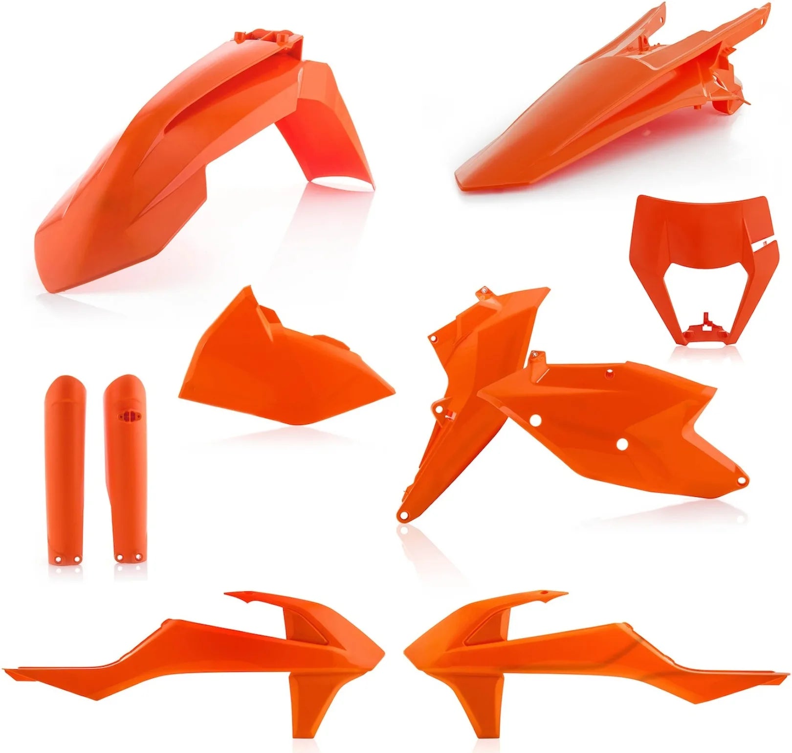Plastics Full Kit - Acerbis Compatible With Ktm 350 Exc-F (2019)